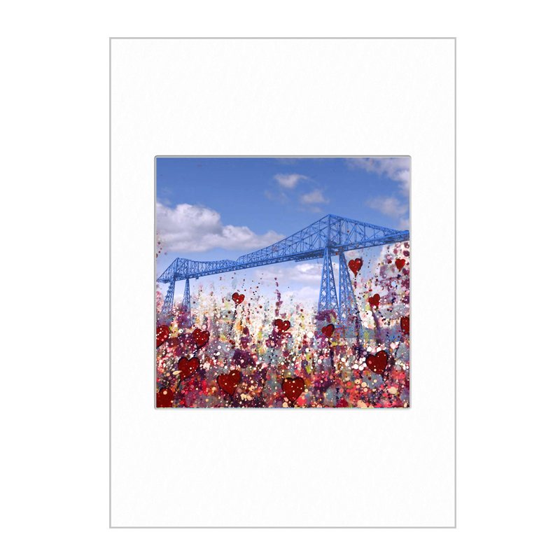 Transporter Bridge Middlesbrough  Mini Print A4